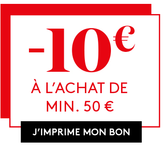 Bon 10€ à l'achat de 50€